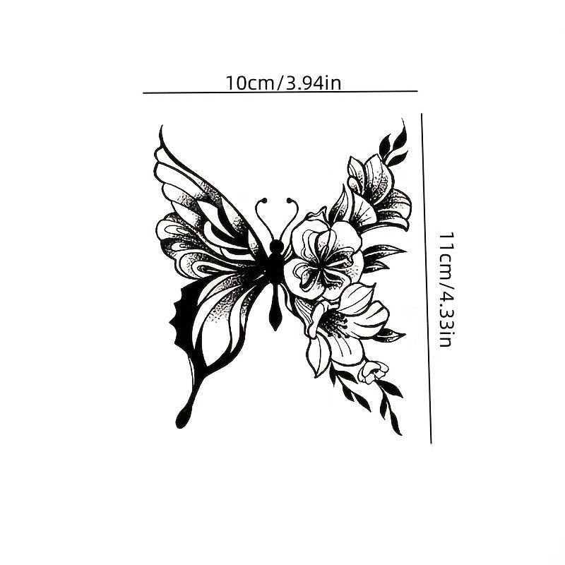 Waterproof Durable Anti sweat Collarbone Arm Tattoo Sticker
