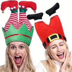 Funny Upside Down Christmas Hat Party Decoration