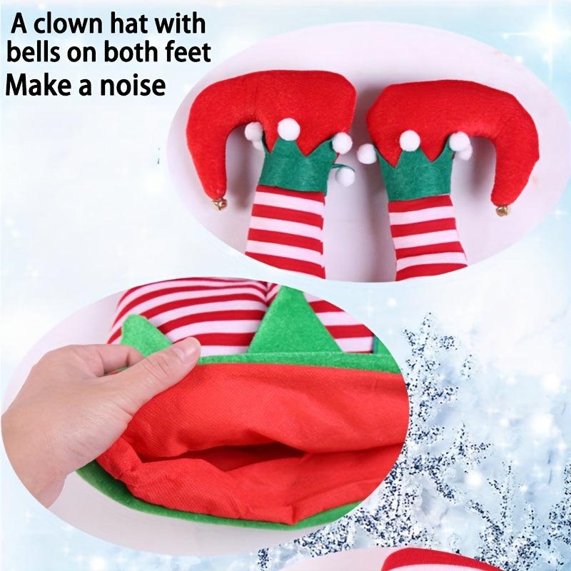 Funny Upside Down Christmas Hat Party Decoration