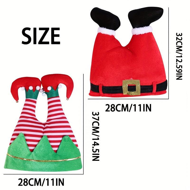 Funny Upside Down Christmas Hat Party Decoration