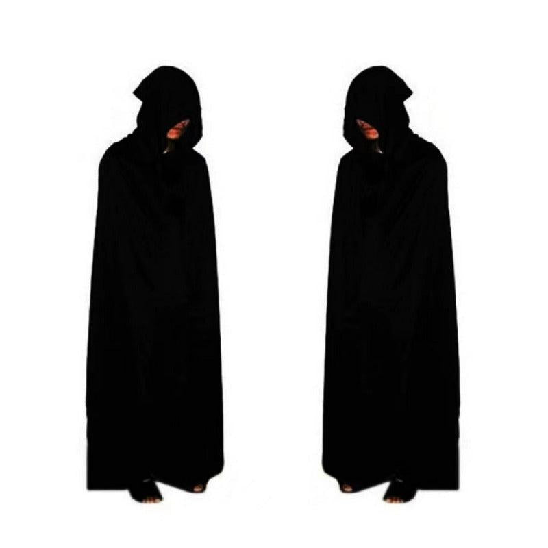 4pcs Halloween Adult Grim Reaper Costume Props Masquerade Set