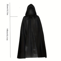 4pcs Halloween Adult Grim Reaper Costume Props Masquerade Set