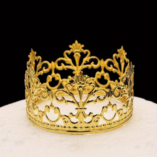 Vintage Princess Crown Cake Topper Decoration For Party Wedding Birthday