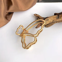 Large Gold Butterfly Metal Hair Claw Hair Accessory for Women Girls
