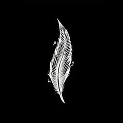 Feather 2-Week Herbal Waterproof Tattoo Stickers Semi Permanent