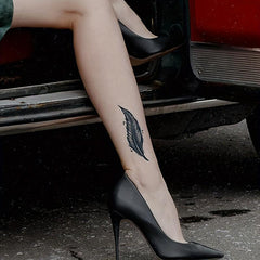 Feather 2-Week Herbal Waterproof Tattoo Stickers Semi Permanent