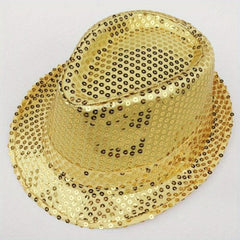 Unisex Sequin Party Show Bowler Hat For Kids