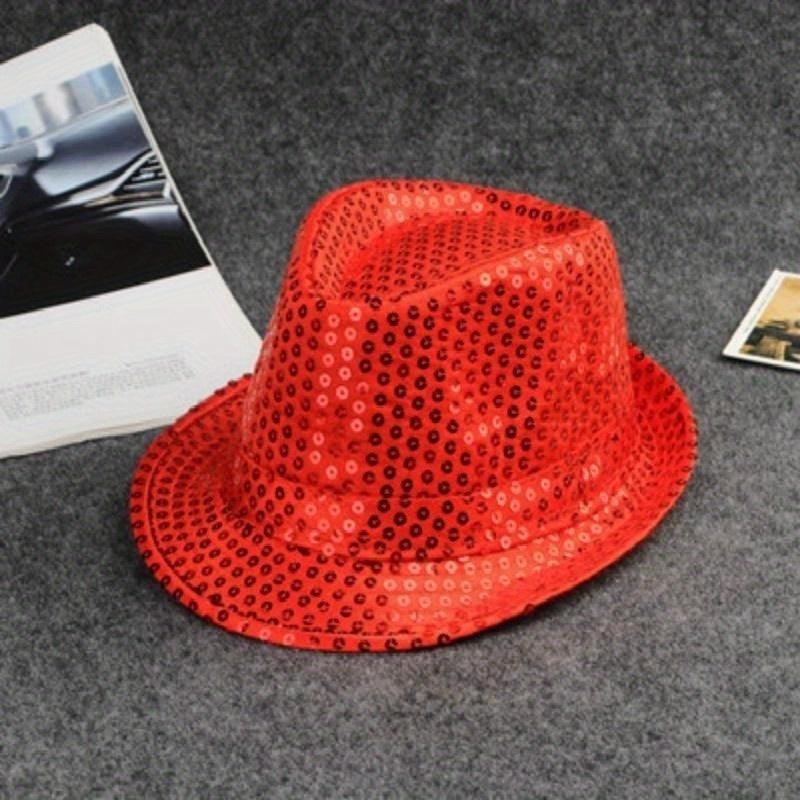 Unisex Sequin Party Show Bowler Hat For Kids