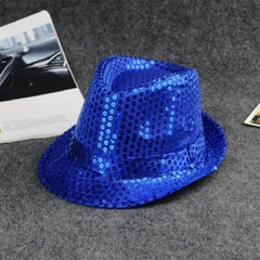 Unisex Sequin Party Show Bowler Hat For Kids