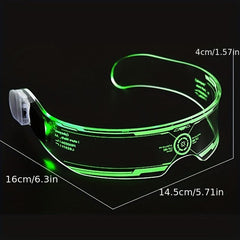 Cyberpunk Men's Glasses for Christmas Party