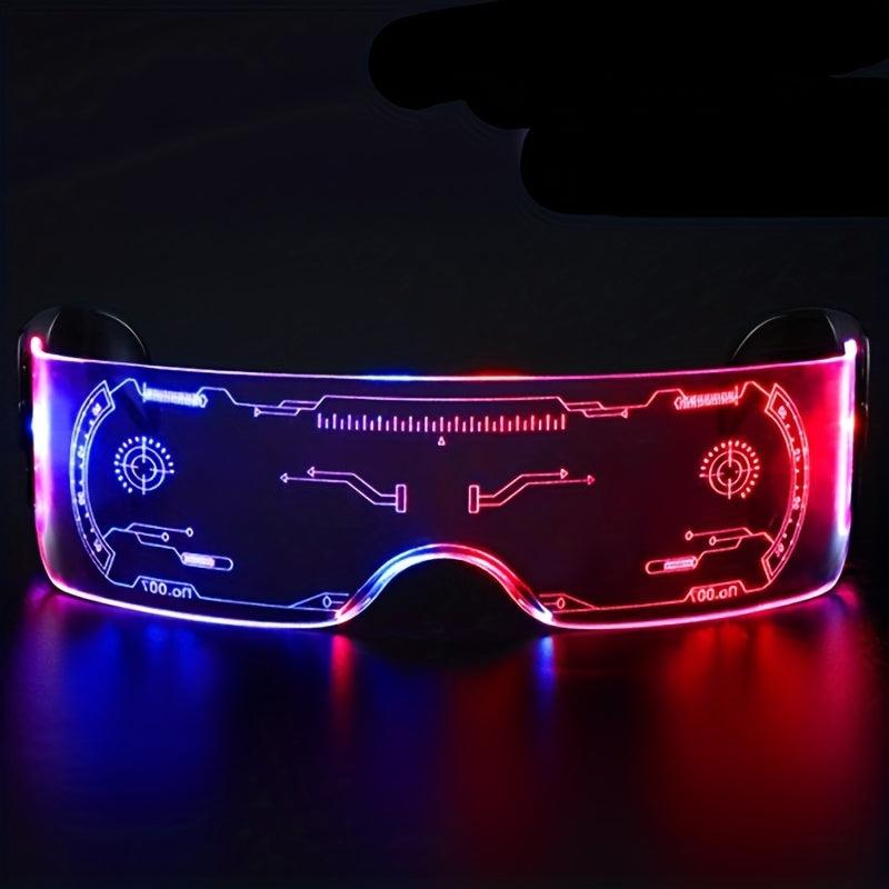 Cyberpunk Men's Glasses for Christmas Party