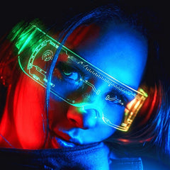 Cyberpunk Men's Glasses for Christmas Party