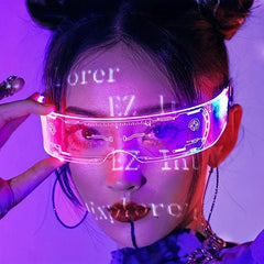 Cyberpunk Men's Glasses for Christmas Party