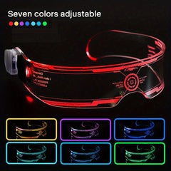 Cyberpunk Men's Glasses for Christmas Party