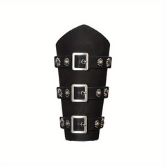 Medieval PU Leather Arm Bracers Knight LARP Renaissance Arm Guards
