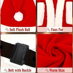 Boys Christmas Santa Claus Costume Set