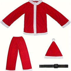 Boys Christmas Santa Claus Costume Set