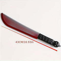 Halloween Bloodstained Weapons Machetes Daggers Plastic Props