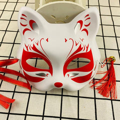 1pc Men's Fox Mask Antique Cosplay Holiday Japan Fireworks Conference