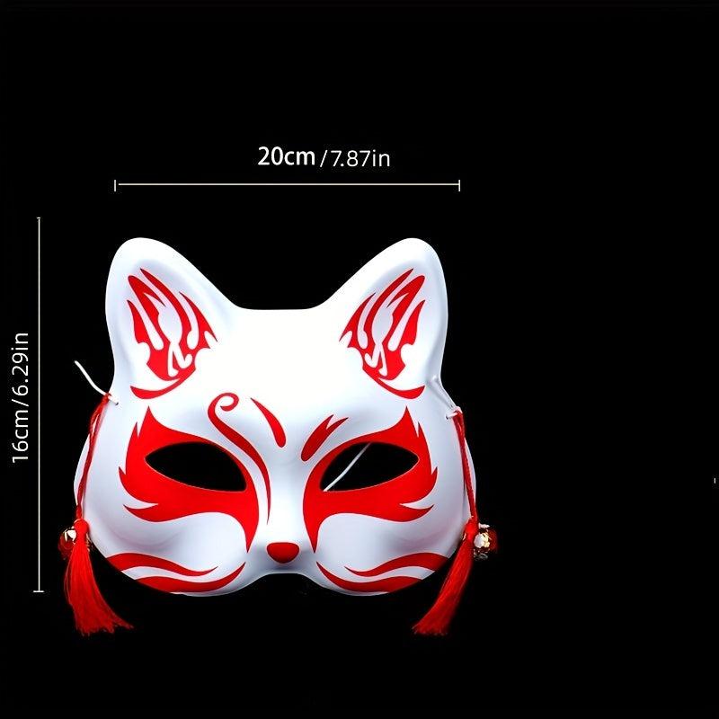 1pc Men's Fox Mask Antique Cosplay Holiday Japan Fireworks Conference