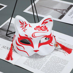 1pc Men's Fox Mask Antique Cosplay Holiday Japan Fireworks Conference
