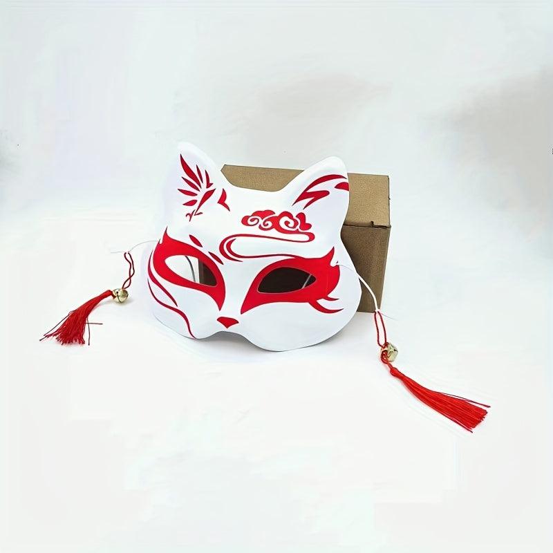 1pc Men's Fox Mask Antique Cosplay Holiday Japan Fireworks Conference
