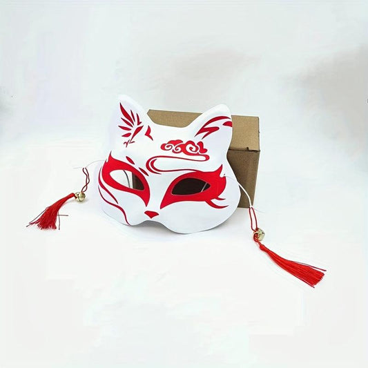 1pc Men's Fox Mask Antique Cosplay Holiday Japan Fireworks Conference