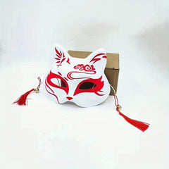 1pc Men's Fox Mask Antique Cosplay Holiday Japan Fireworks Conference
