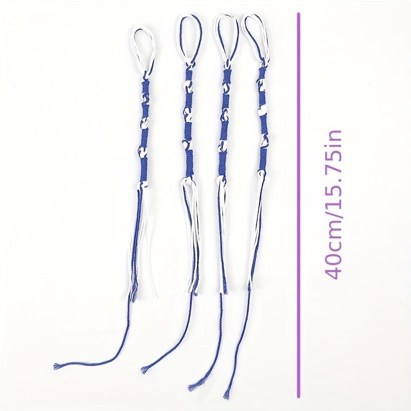 Royal Tzitzit Set Of 4 With Thread Tassels