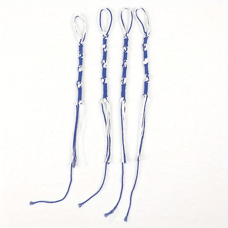 Royal Tzitzit Set Of 4 With Thread Tassels