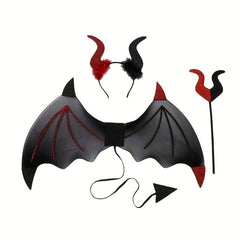 3pcs Devil Wings Suit For Halloween Party