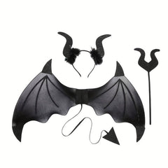 3pcs Devil Wings Suit For Halloween Party