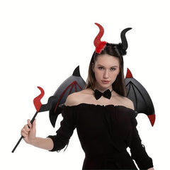 3pcs Devil Wings Suit For Halloween Party