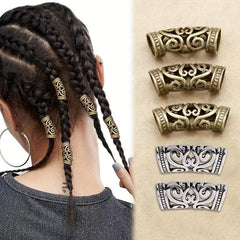 5pcs Alloy Dreadlocks Buckles Hair Decors Hair Accessories Men Women