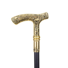 Goat Handle Pattern Walking Stick Party Decorative Cane