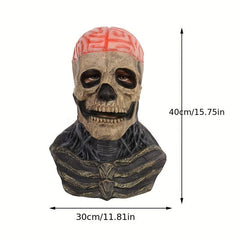 Men's Skeleton Latex Full Head Skull Face Mask