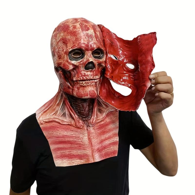 Men's Horror Rotten Mouth Mask Halloween Skull Mask