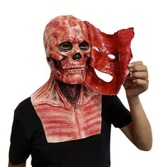 Men's Horror Rotten Mouth Mask Halloween Skull Mask