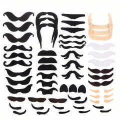 Funny Beard Mustache Set 16 Styles Halloween Cosplay Props Party Decors