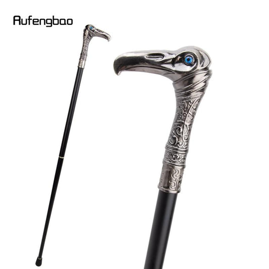 Eagle Head Decorative Tube Walking Cane Alloy Vintage Walking Stick