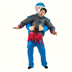 Funny Bloody Patient & Doctor Inflatable Suit Halloween Costume
