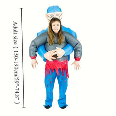 Funny Bloody Patient & Doctor Inflatable Suit Halloween Costume