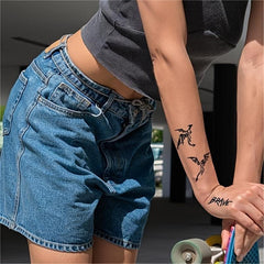 Brave Dragon Semi-Permanent Tattoo Sticker