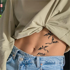 Brave Dragon Semi-Permanent Tattoo Sticker