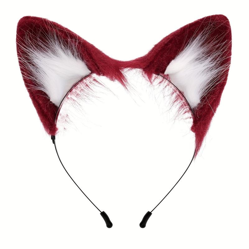 Beast Ear Hair Hoop Plush Fox Hair Accessories Cosplay Cat Ear Headwear