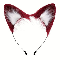 Beast Ear Hair Hoop Plush Fox Hair Accessories Cosplay Cat Ear Headwear