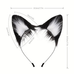 Beast Ear Hair Hoop Plush Fox Hair Accessories Cosplay Cat Ear Headwear