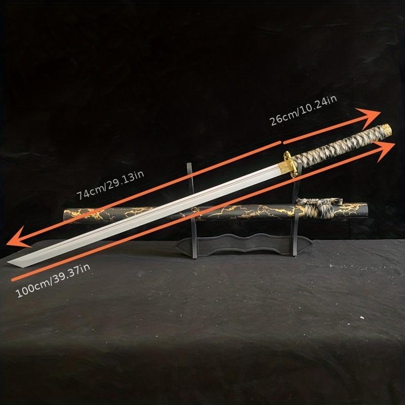 Halloween Samurai Wooden Sword Prop Anime Stage Performance Weapon