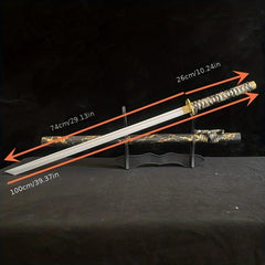 Halloween Samurai Wooden Sword Prop Anime Stage Performance Weapon