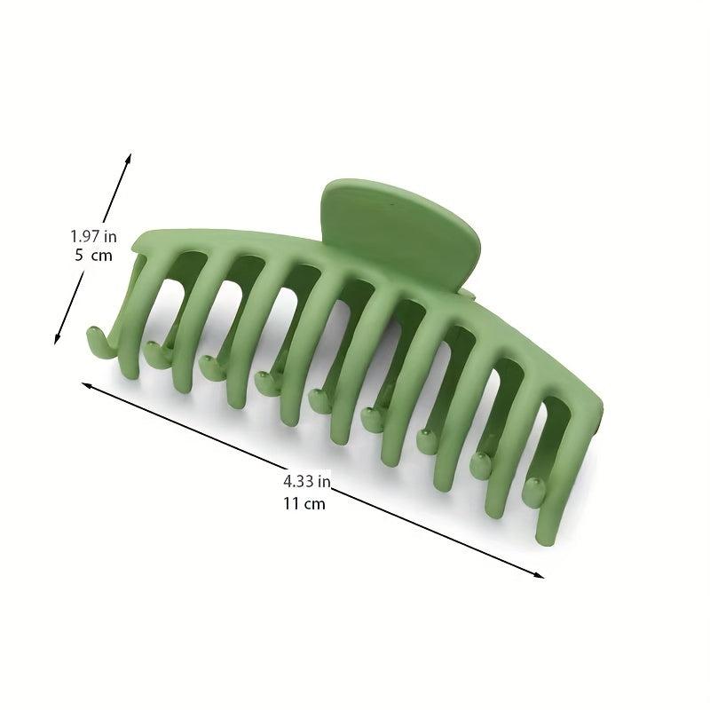 Big Hair Claw Clips For Women Strong Hold 4.33 Inch Nonslip Matte Hair Clips